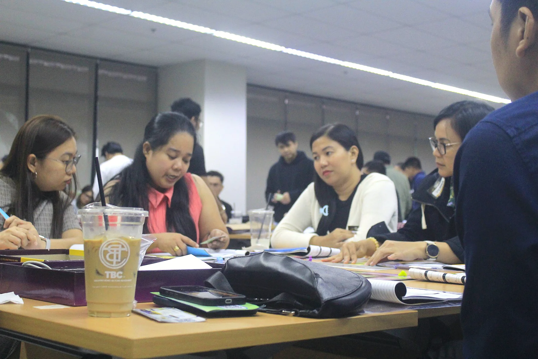 Founding Players making decisions together at The Money Table on August 8